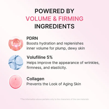 PDRN Collagen Gua Sha Neck Wrinkle Cream | Built-In Gua Sha Massager with Volufiline 5% + PDRN
