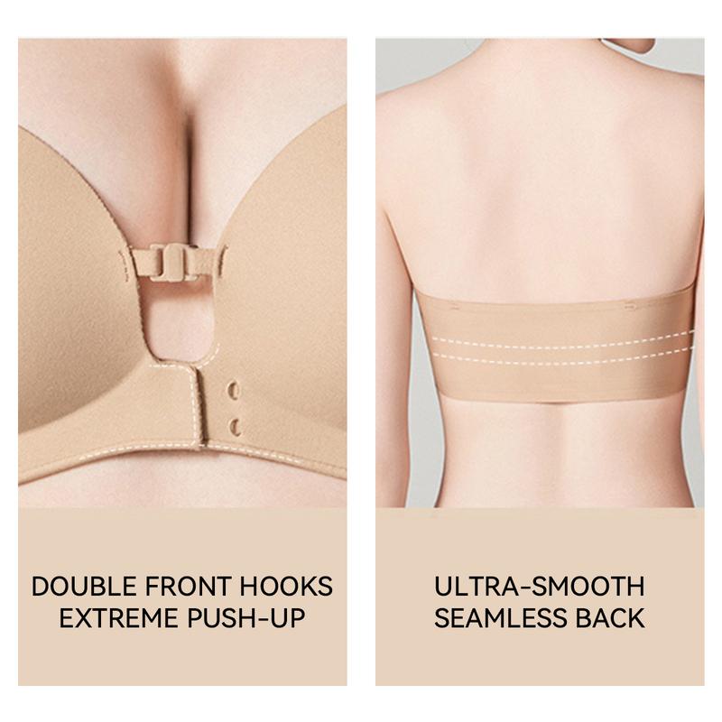 💞Seamless Front Closure Bra With Adjustable Straps