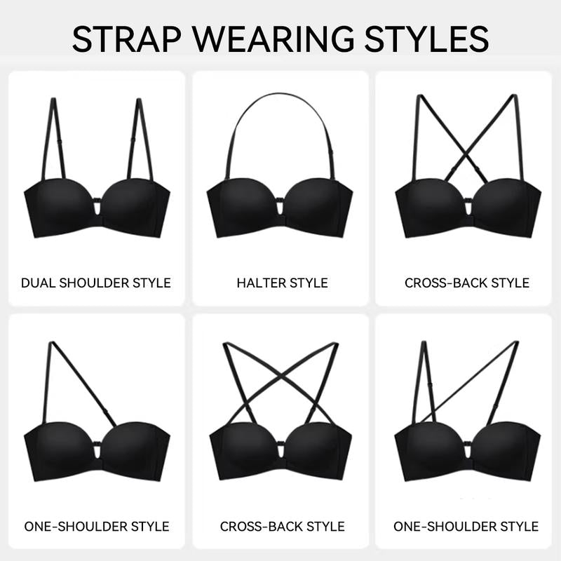 💞Seamless Front Closure Bra With Adjustable Straps