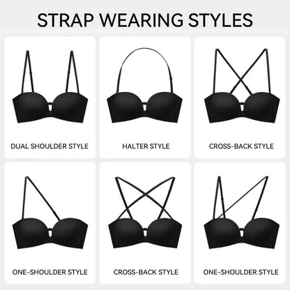 💞Seamless Front Closure Bra With Adjustable Straps