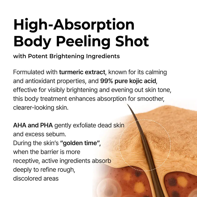 [Dr.Melaxin Official] Peel Shot Keratin Care Kojic Acid Turmeric Spray