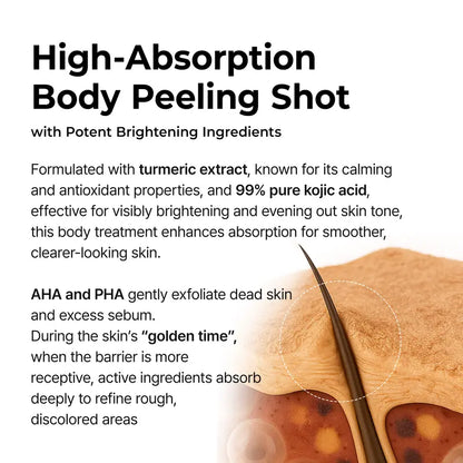 [Dr.Melaxin Official] Peel Shot Keratin Care Kojic Acid Turmeric Spray