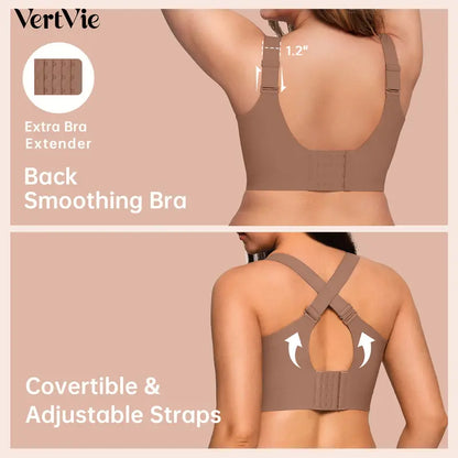 💕 GRACE Classic T-Shirt Bra, Jelly Bras, Wireless Full Coverage for All Day Comfort